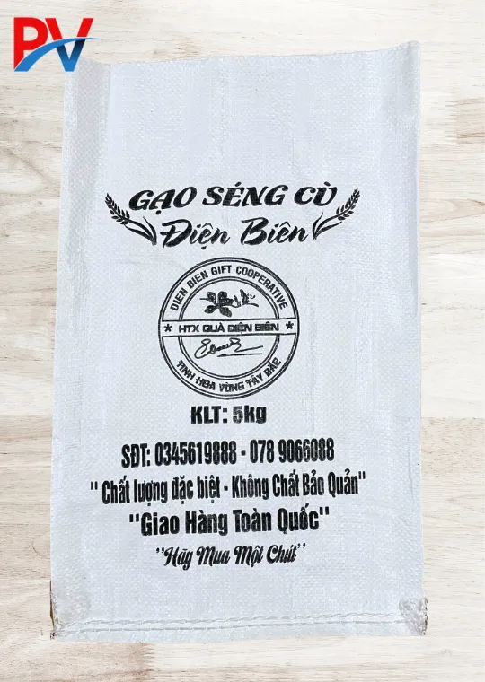 BAO PP DỆT ĐỰNG GẠO SÉNG CÙ - 5KG GẠO